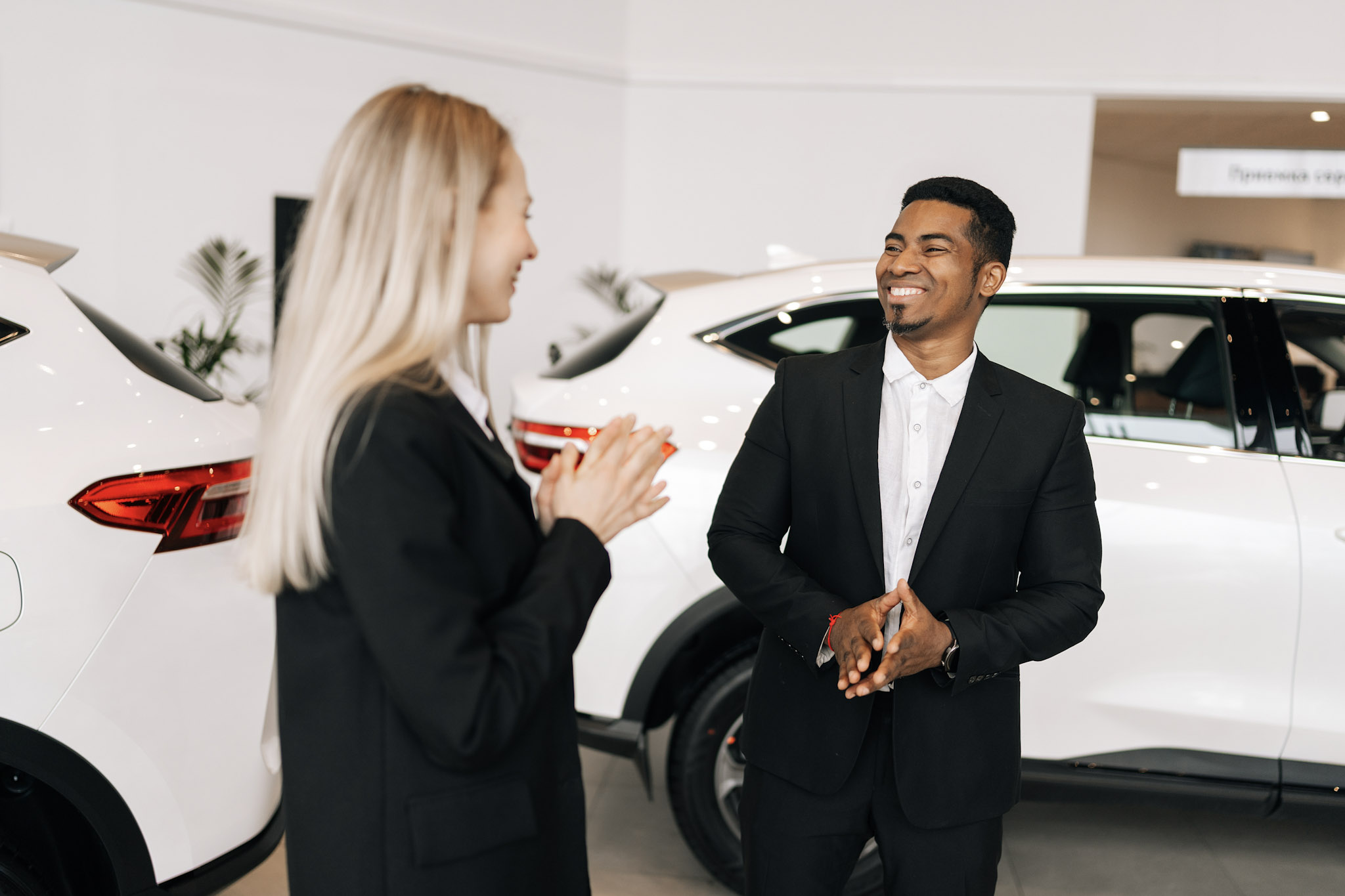 Business development employee at dealership